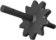 Boom Sprockets, Auger Sprockets, and Drive Sprockets and Accessories for Ditch Witch Model R100, AR1 1 3 4 5 6 7 9 8 1 11 10 15 13 14 1 B 14-001 Idler Sprocket 71.