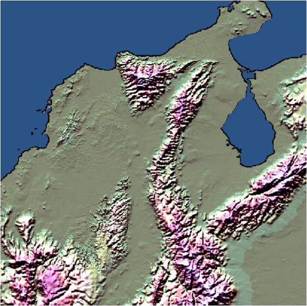 Shaded Relief Shaded Relief combines patterns