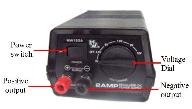 MULTIMETERS AND POWER SUPPLIES The voltage knob will display voltage and current readings in 0.1 V steps (0.8 V).