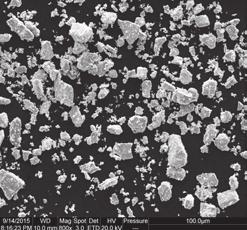 3(a) and (b), te WO3 600 C saple consists of dispersed large and fine particles wit irregular polyedral sapes.