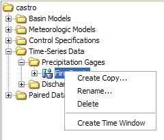 Click the New button in the Basin Model Manager window.