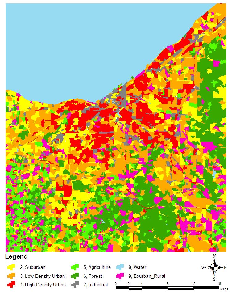 75.75% accuracy seen in the 1984 land cover map is comparable to the 78.50% accuracy that was seen in the land cover map created in 2004 without the NDVI difference layer.