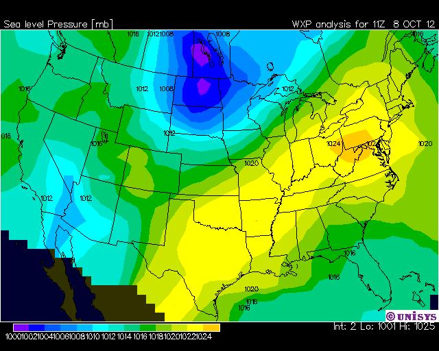 Surface Pressure today L H L H http://weather.unisys.