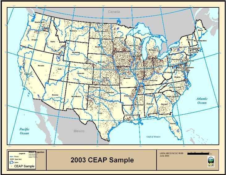 Soil Science and Resource Assessment Resource Assessment Division Conservation Effects Assessment Project (CEAP) Scope: