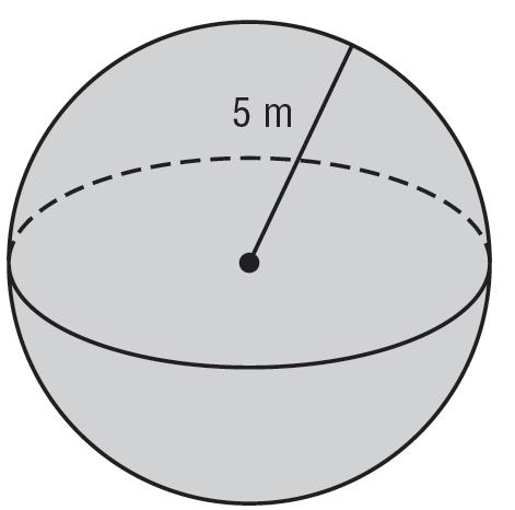 area of a great circle.