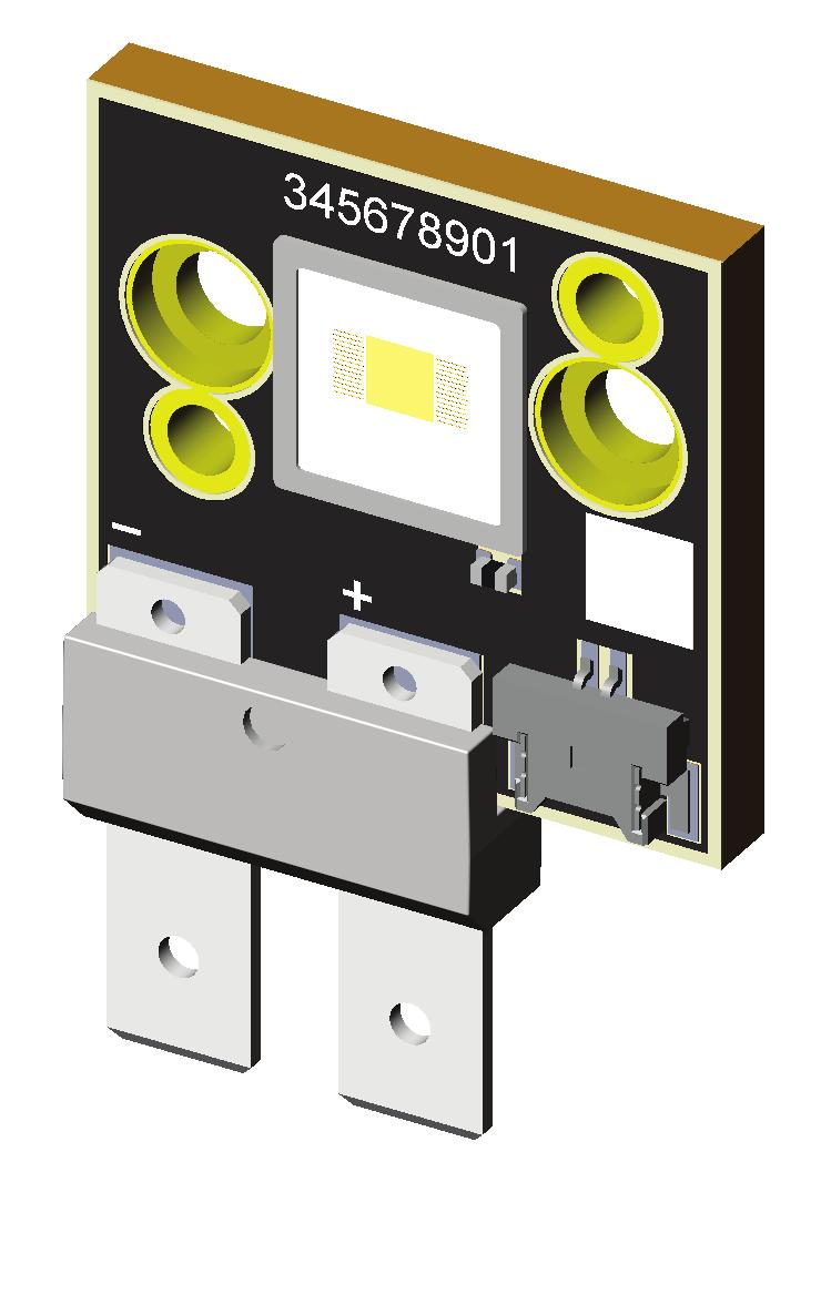 Note 2: Note 3: Thermistor connector on Luminus coreboard: MOLEX P/N 53780-0270 (alternate: GCT P/N