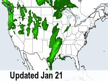 30 Day Year on Year Change Above precip maps do not