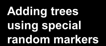 Adding trees using special random