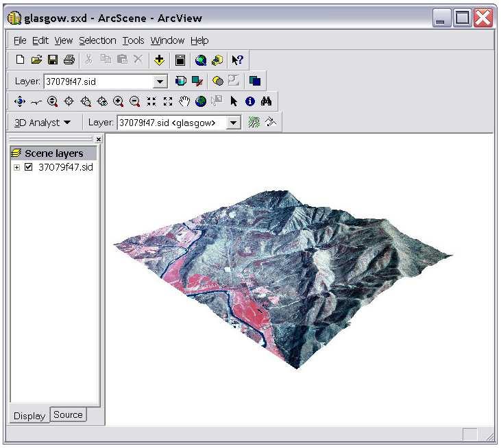 Surfaces in ArcGIS Display in ArcMap (2-D) and ArcScene and ArcGlobe (3-D) (and ArcGIS Pro) Process
