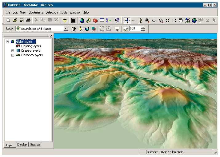 3-D Data in ArcGIS Multiple layers