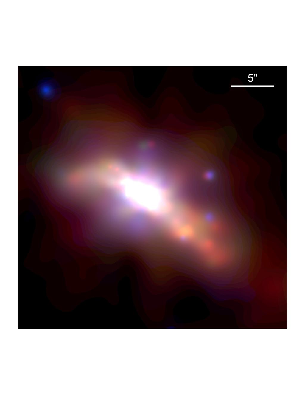 2010a) Extended soft X ray emission (Wang et al.