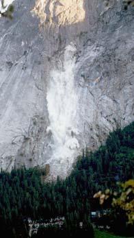 Rockslide at Yosemite National Park, CA, kills 1, injures 4 in 1999 Gerald F. Wieczorek, U.S. Geological Survey and James B.