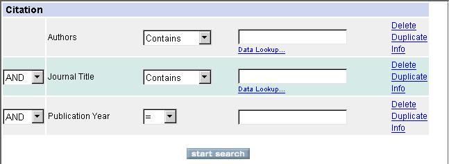 Citation Searching in CrossFire Beilstein 1-7 Use a Data Lookup Use the Find button to locate the data value Authors are indexed in the format: last name, first name The Data Lookup feature allows