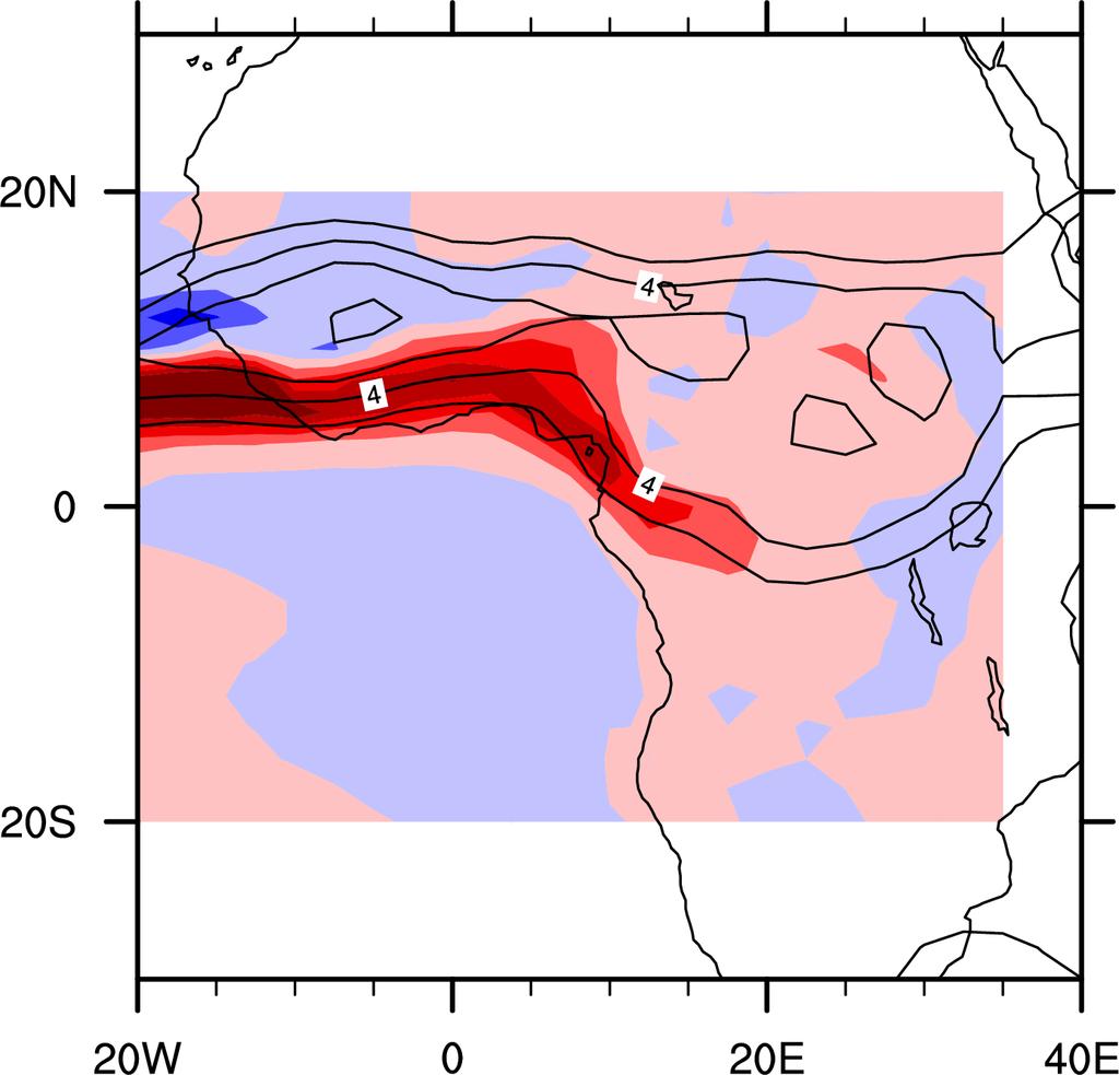 Variability in Gulf of Guinea rainfall (15% in obs,