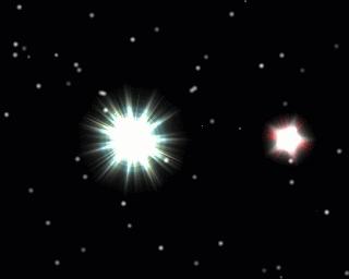 Orbit of a binary star system
