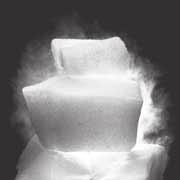 What Is the Process of Sublimation? The electric company in your community sometimes hands out dry ice when a storm knocks out power. Dry ice keeps groceries cold, but does not melt like ice.