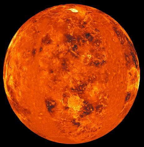 Venus is the brightest object in the sky after the Sun and the Moon, and sometimes looks like a bright star in the morning or evening sky.