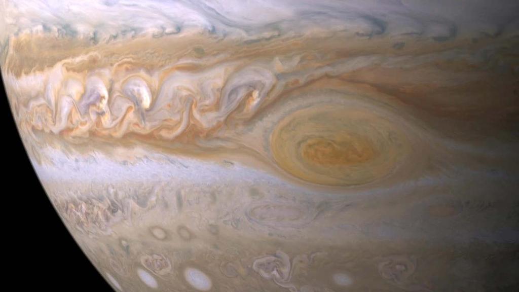 Jupiter Known for its giant red spot.