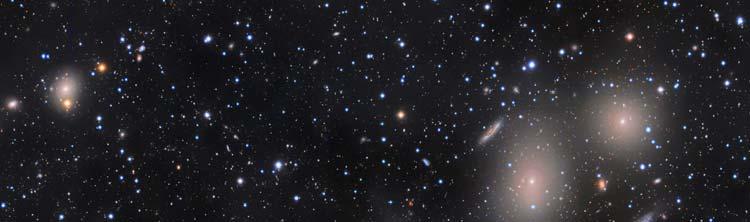 Virgo Cluster: D ~ 20 Mpc Virgo