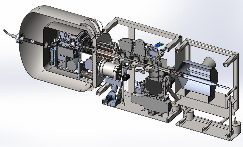 Next Generation Army Gas Target SF 6 Pressure Vessel Ion Source Accelerator Column Aperture Tubes Moderator HV