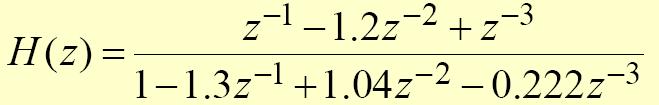difference equation given by y[n] = x[n 1] 1.