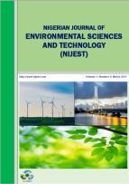 Nigerian Journal of Environmental Sciences and Technology (NIJEST) www.nijest.com Vol 1, No.