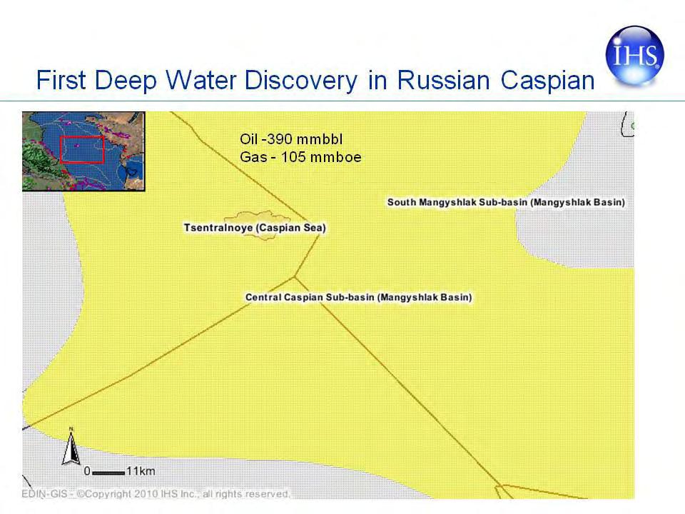 Notes by Presenter: Central Caspian Basin: This large structure is located on the border of the Kazakhstan and the Russian republic of Dagestan (at about 150 km of the Russian coast).