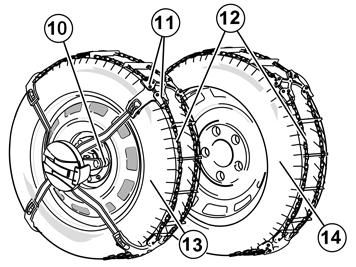 4 = tensioner strap 5 = quick-tensioner 6 = strap girdle 7 = housing 8 = mounting arm R7700455 9 = yellow button.