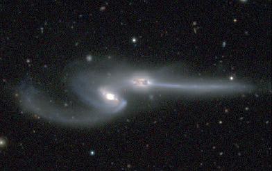 simulation of NGC 4676