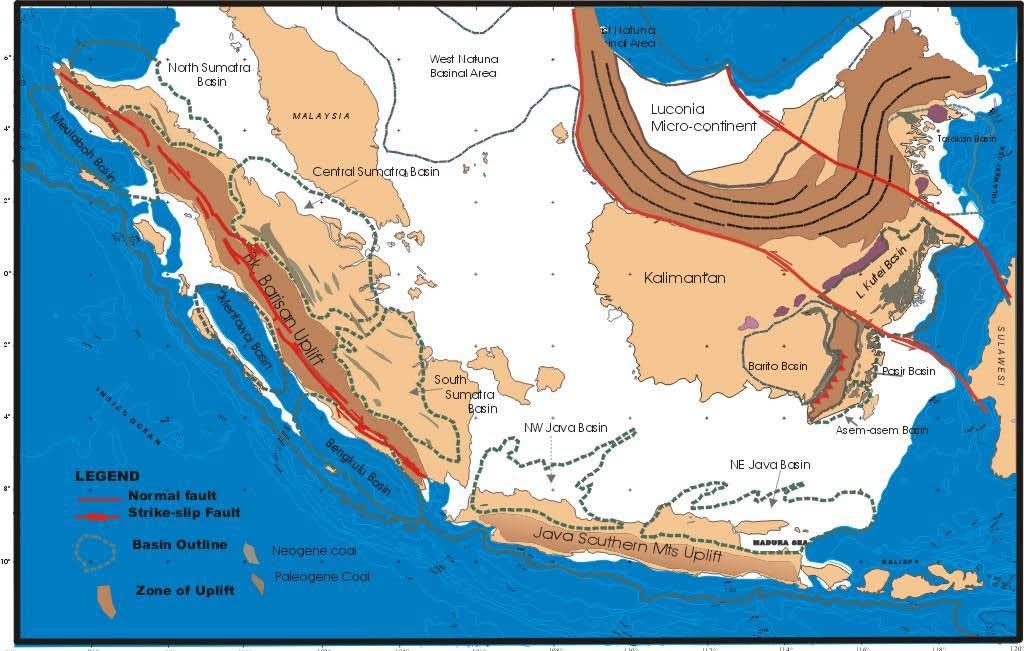 GEOLOGY OF the NORTH SUMATERA BASIN Western Indonesia Neogene Sedimentary Basins Sedimentation widely