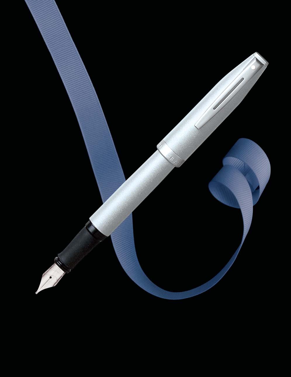 124 126 128 129 The Fusion of Form and Function Contemporary and stylish, Sheaffer Javelin writing instruments feature a distinctive round barrel,