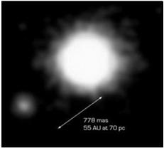 info can give the density of the planet Detecting Extrasolar Planets by Imaging Planets do not emit their own light, and so are hard to see in telescopes, but a small number of extrasolar planets