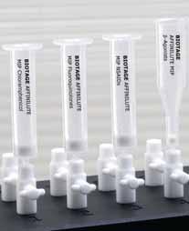 Biotage AFFINILUTE MIP columns combine high affinity with standard flow through sample preparation methodology.