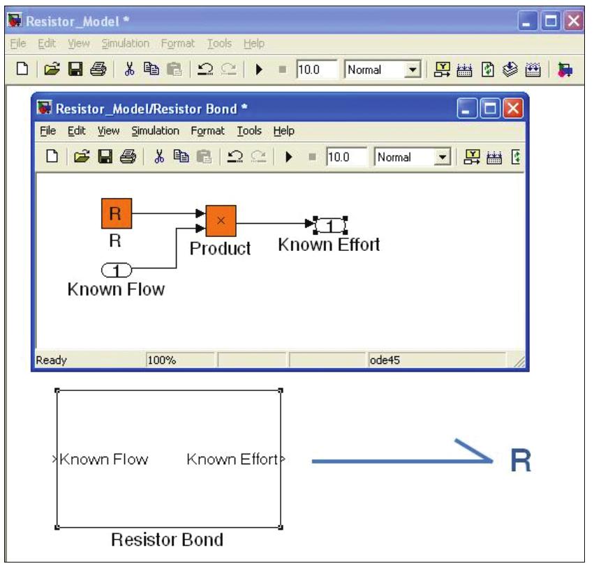 Editor window for parameters With exposed blocks, it is possible to generate the different elements to create a Bond Graph model following the next rules: Source bond This element, as has been
