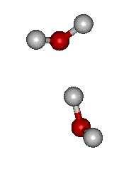 The oxygen atoms have more build-up of negative charge than the hydrogen.
