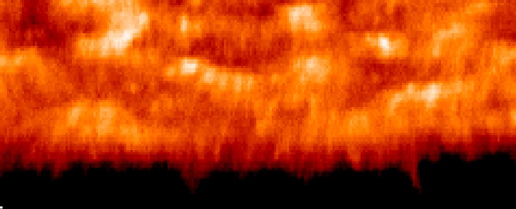 Solar spicules are thin, hair-like jets of gas seen on the solar limb in chromospheric emission lines They occur predominantly at supergranule boundaries and appear