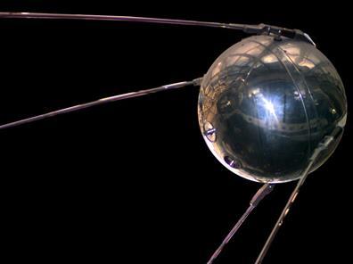 USSR launches Sputnik 1 Sputnik 1 The Russians launched Sputnik, the first man-made satellite, on October 4,1957.