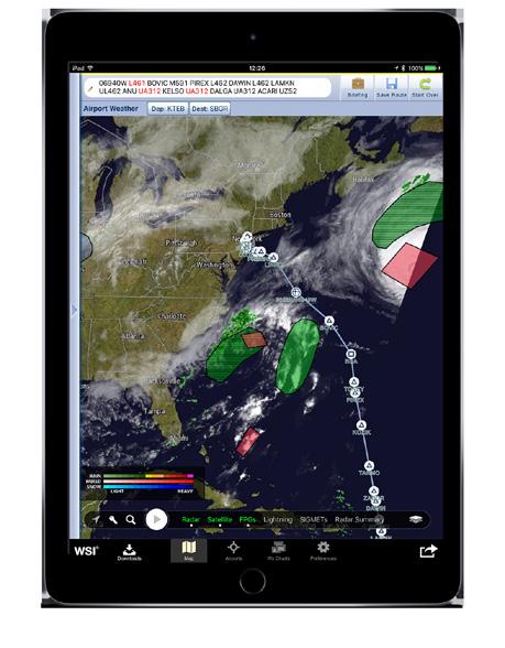 Pilotbrief Optima On The ipad Gain access to the aviation industry s leading disruptive weather briefing available in your WSI Pilotbrief Optima account with this application.