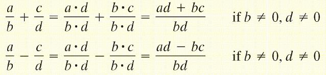 116 Unlike Bases: Steps to add/subtract ration epressions with unlike bases. Step 1: Factor all of the denominators. Step : Look for Common Binomials, first. (Take the highest power where appropriate.