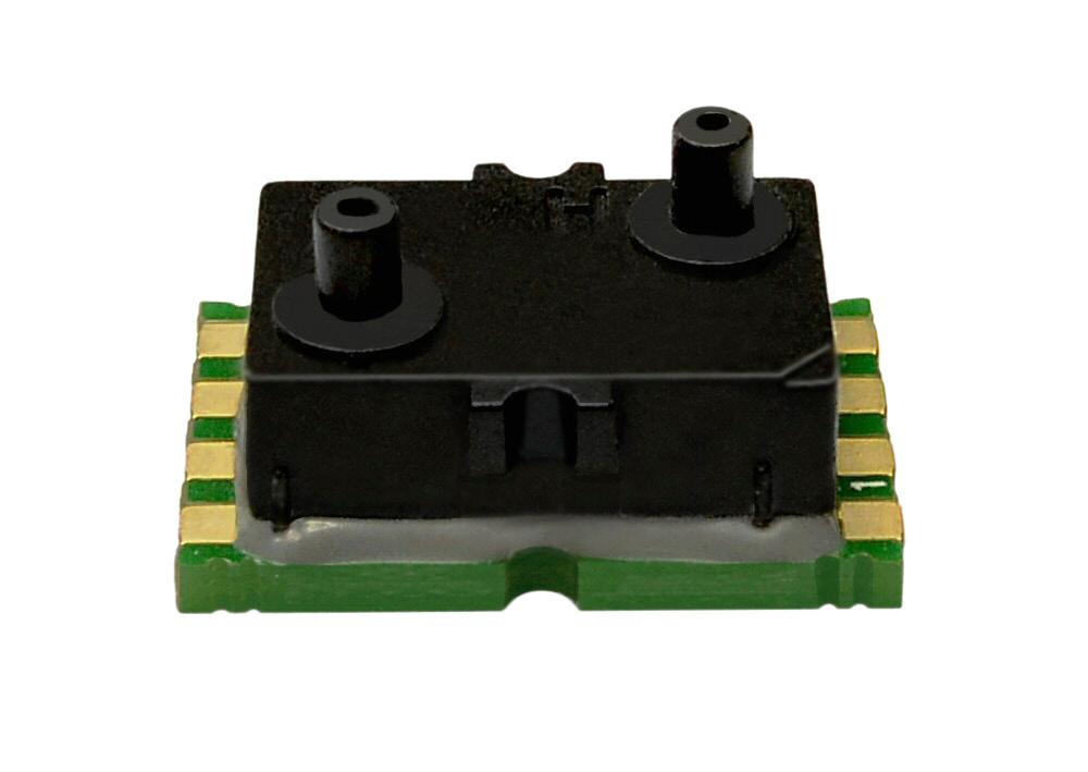 The LME differential low pressure sensors are based on thermal flow measurement of gas through a micro-flow channel integrated within the sensor chip.