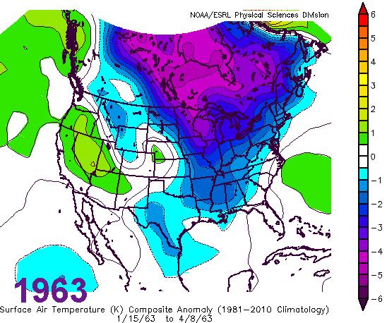 REVIEW of S ROOT s LATE FEB TEMP ANALOGS: 1952, 1999, 2006x4, 2009, and