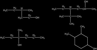 14.3 Nomenclature for Alcohols Name the following alcohols 14.