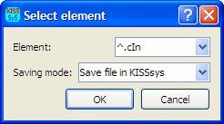 In the dialog, choose the coupling where the key is used and choose Save file in KISSsys. Figure 3.2-1 Copy the key analysis from the templates and paste it into the tree structure Figure 3.
