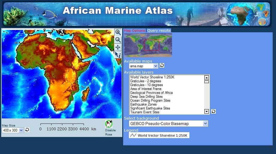 African-wide projects African Marine Atlas A