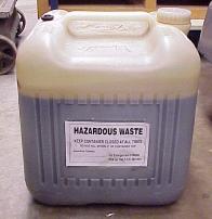 Waste Disposal Disposal methods will depend on the nature and quantity of hazardous chemical involved.