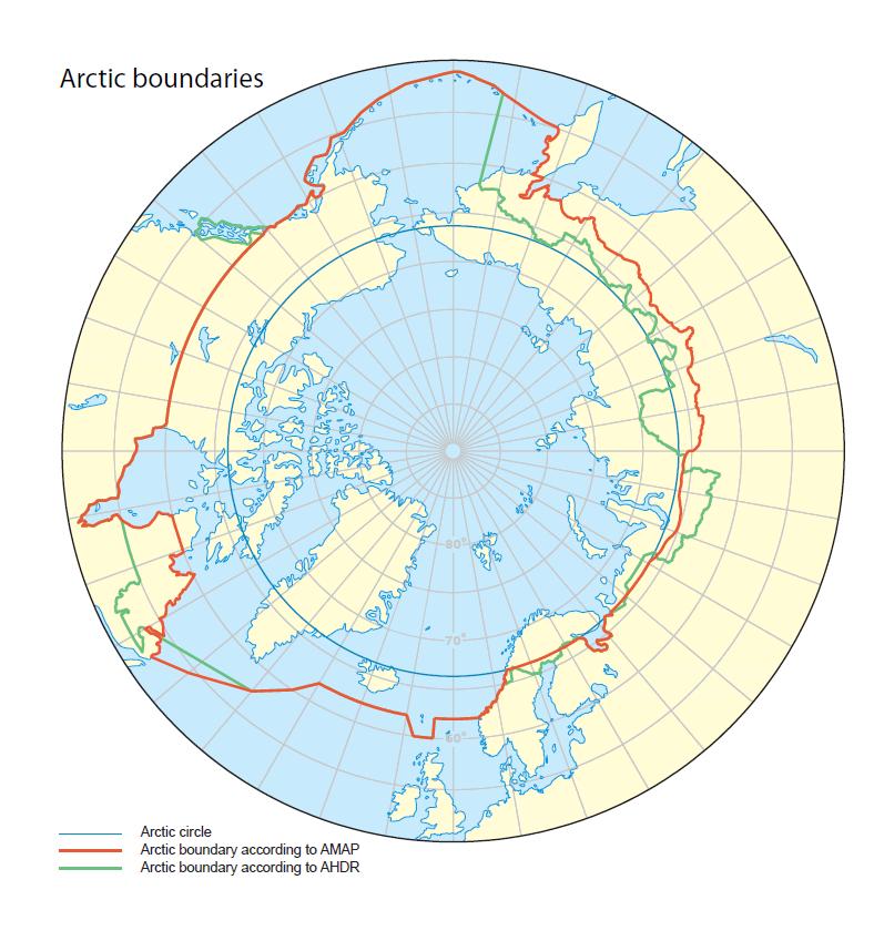 PARCOF - Geographic domain Many definitions of the Arctic boundaries exist!