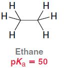 The pk a value for cyclopentadiene is much lower than