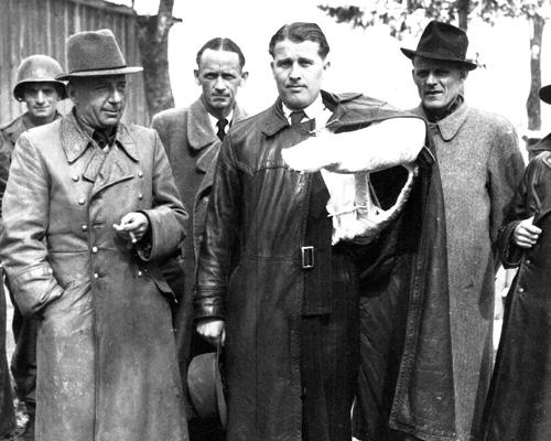 Operation Paperclip: German Scientists Come to USA Werner von Braun (center) surrenders to the United States.