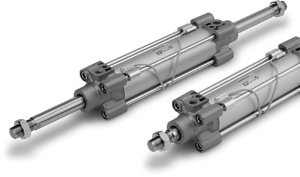 ISO Standards ir Cylinder: Standard Type Double cting, Single/Double Rod Series C Specifications Minimum Stroke for u Switch Mounting Refer Minimum Stroke for u Switch Mounting on page 2.