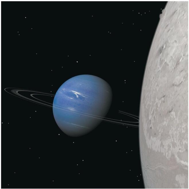 Planet Mars Neptune A moderately large object that orbits a star; it